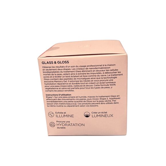 BeautyBio Glass & Gloss At-Home 2-Step Facial System  30 ml New in a box - Picture 2 of 4